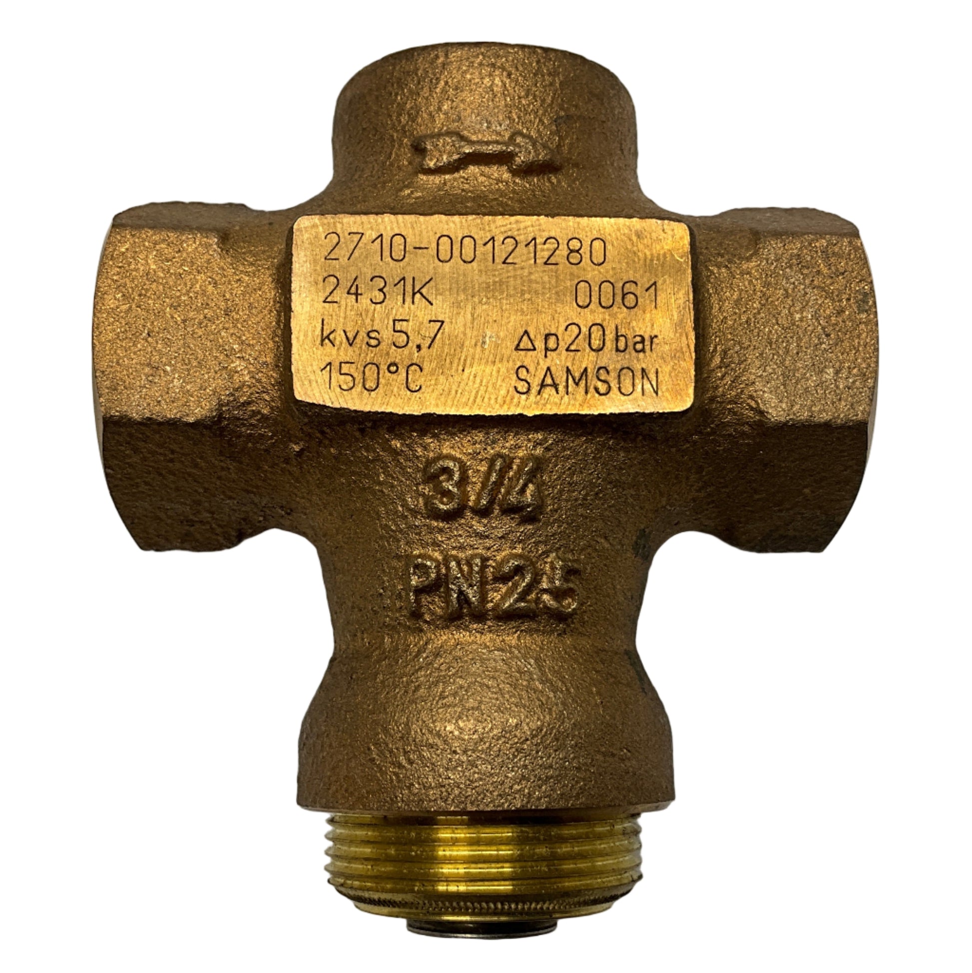 Samson 2431K Temperature Control Valve - 219 834-Temperature Control Valve-Used Industrial Parts