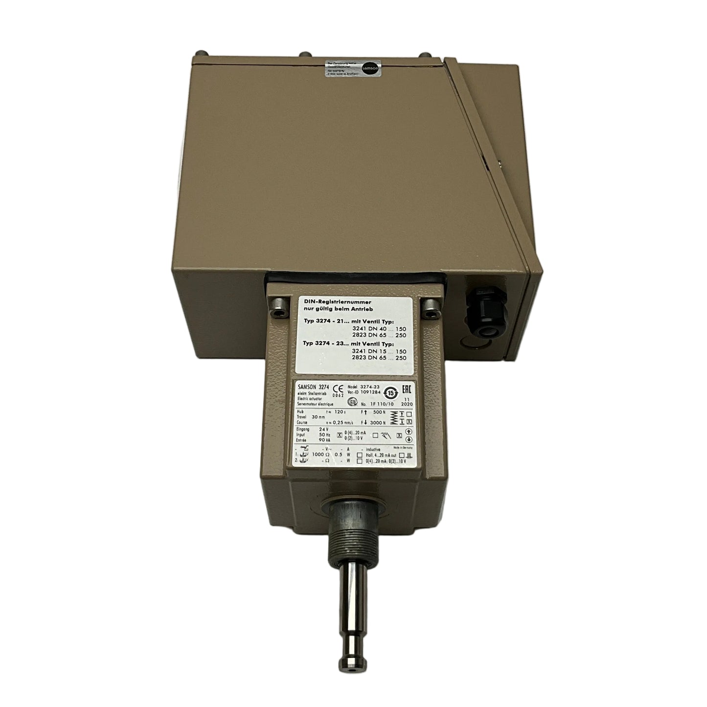 Samson 3274-23 Electrohydraulic Actuator-Electrohydraulic Actuator-Used Industrial Parts