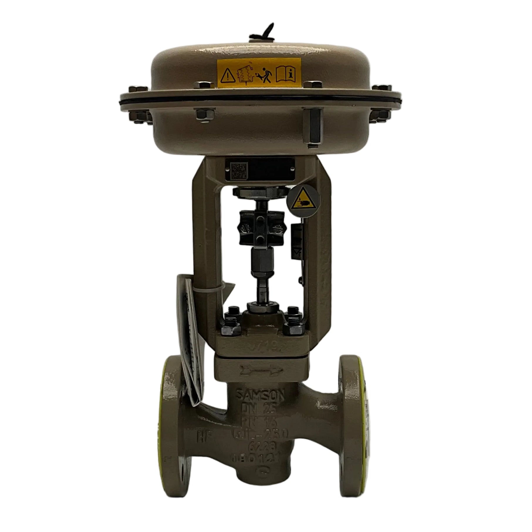 Samson Globe Control Valve with Pneumatic Actuator-Globe Control Valve with Pneumatic Actuator-Used Industrial Parts