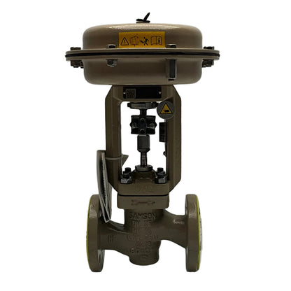 Samson Globe Control Valve with Pneumatic Actuator-Globe Control Valve with Pneumatic Actuator-Used Industrial Parts