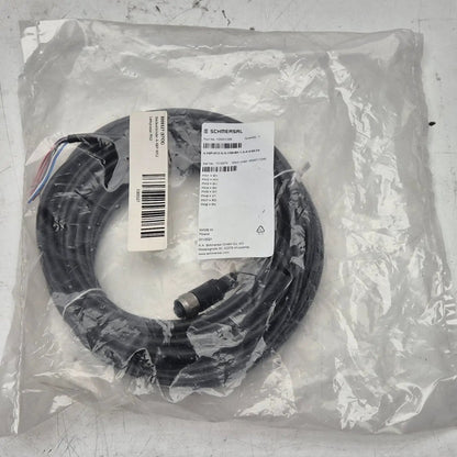 Schmersal A-K8P-M12-S-G-10M-BK-1-X-A-4-69-VA Connector Cable-Used Industrial Parts