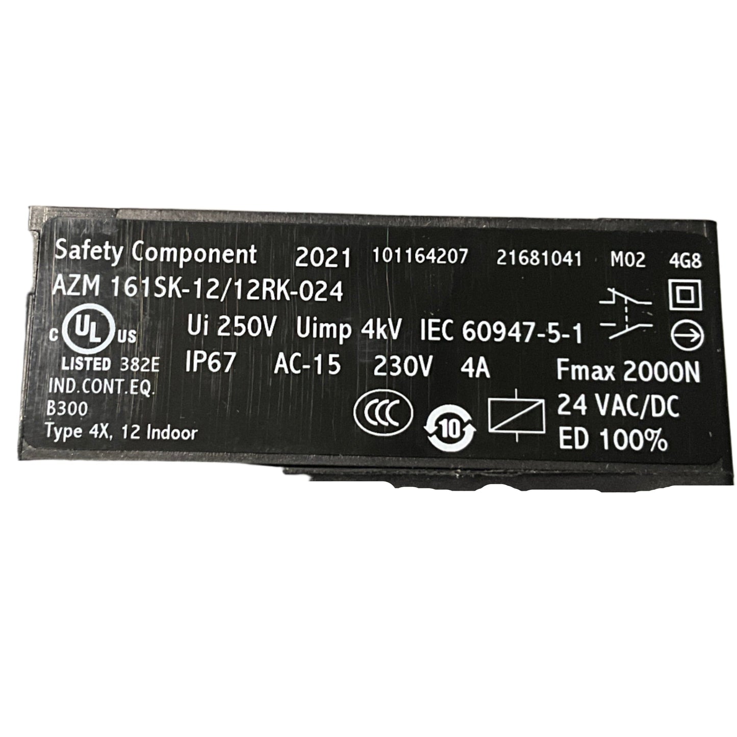 Schmersal AZM 161SK-12/12RK-024 Solenoid Interlock-Solenoid Interlock-Used Industrial Parts