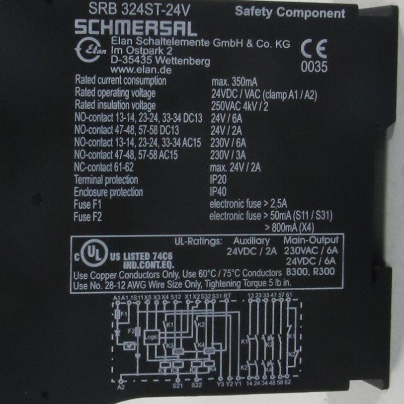 Schmersal Protect SRB 324ST-24 V.3 Safety Relay - 101195504-Safety Relay-Used Industrial Parts
