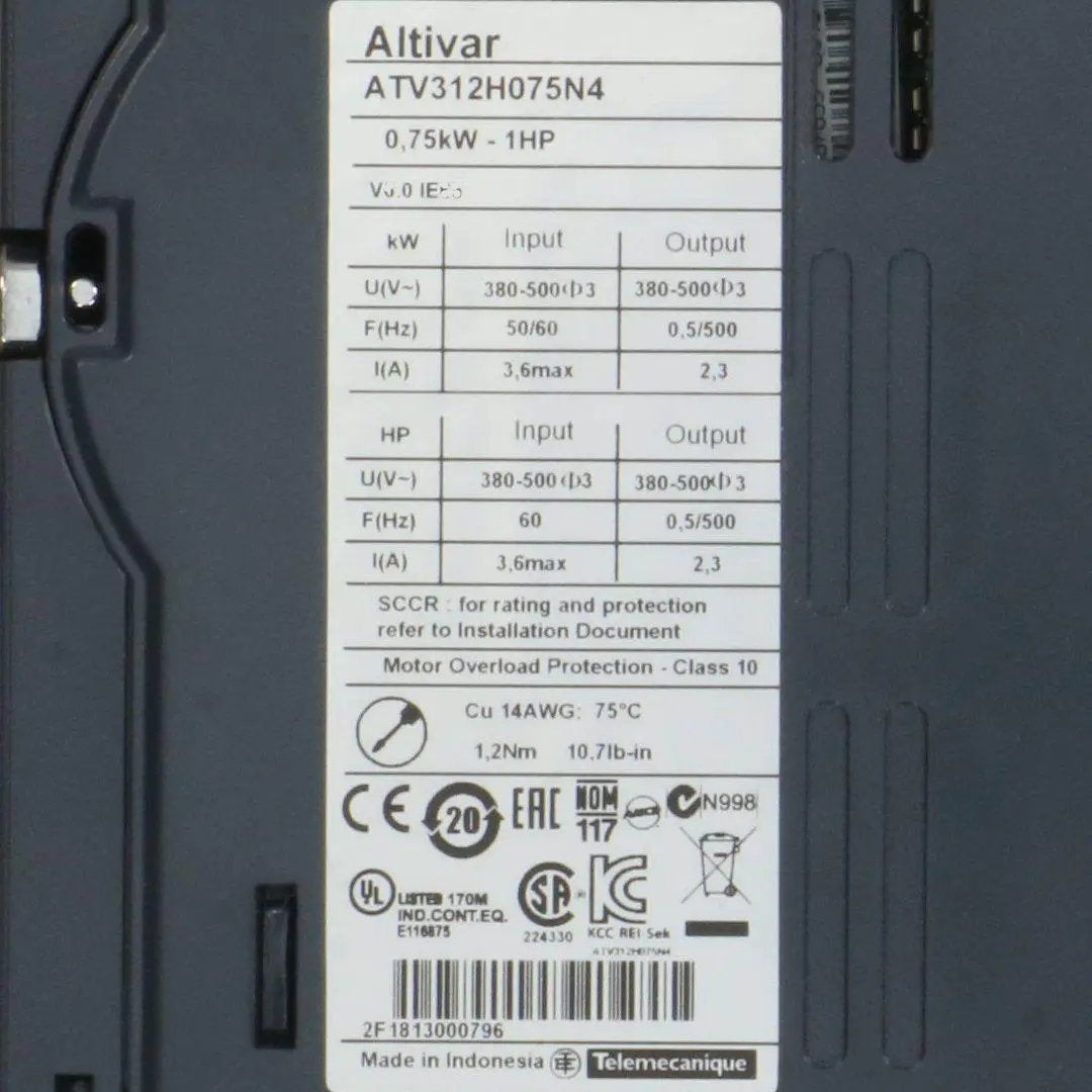 Schneider Electric Altivar 312 Variable Speed Drive-Variable Speed Drive-Used Industrial Parts