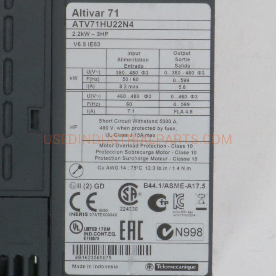 Schneider Electric Altivar 71 Variable Speed Drive-Variable Speed Drive-CA-05-07-01-Used Industrial Parts