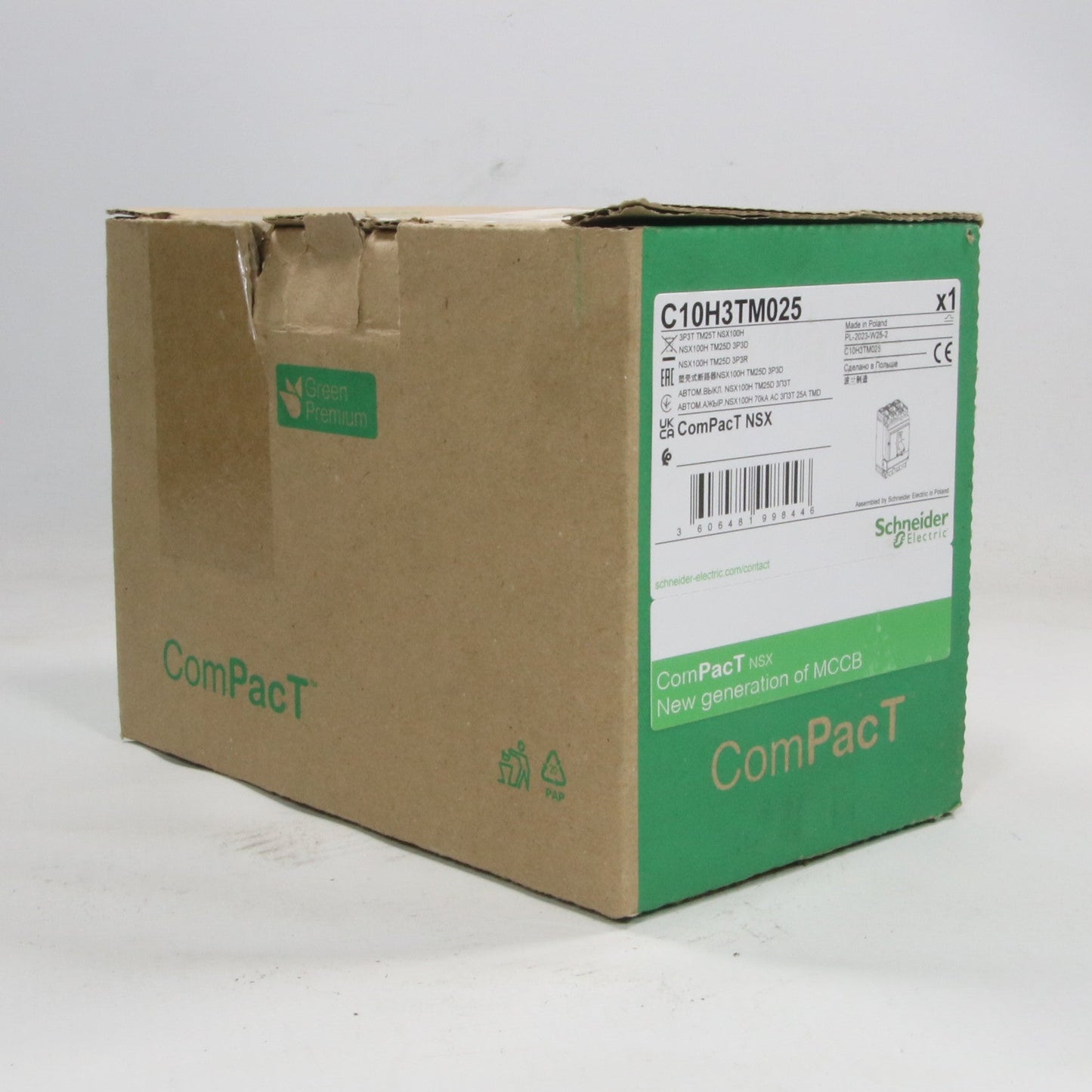 Schneider Electric C10H3TM025 Circuit Breaker-Circuit Breaker-Used Industrial Parts