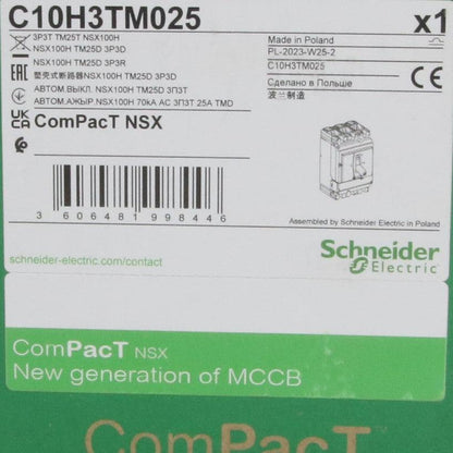 Schneider Electric C10H3TM025 Circuit Breaker-Circuit Breaker-Used Industrial Parts