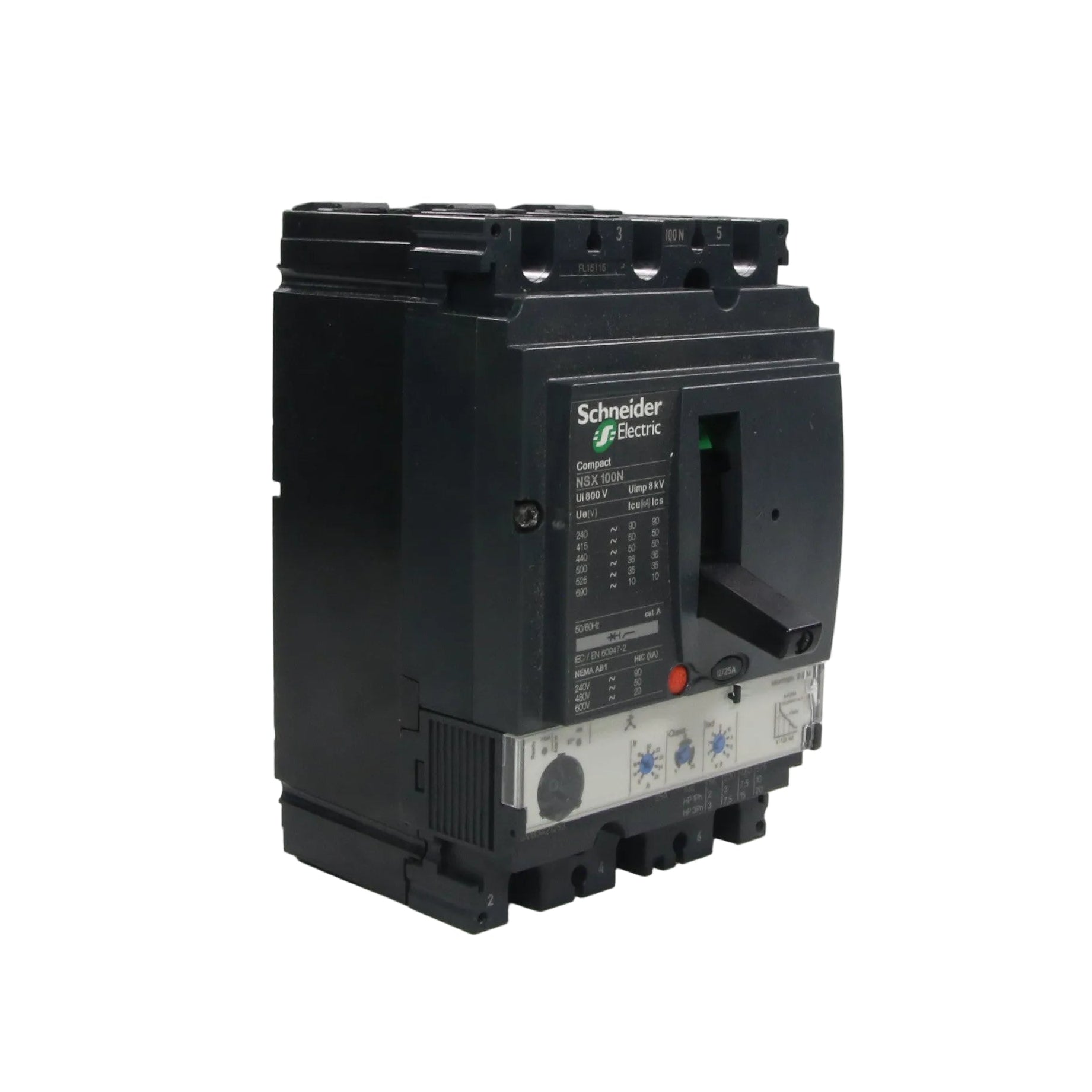 Schneider Electric Compact NSX100N Circuit Breaker-Circuit Breaker-CE-03-04-03-6152428872845-Used Industrial Parts
