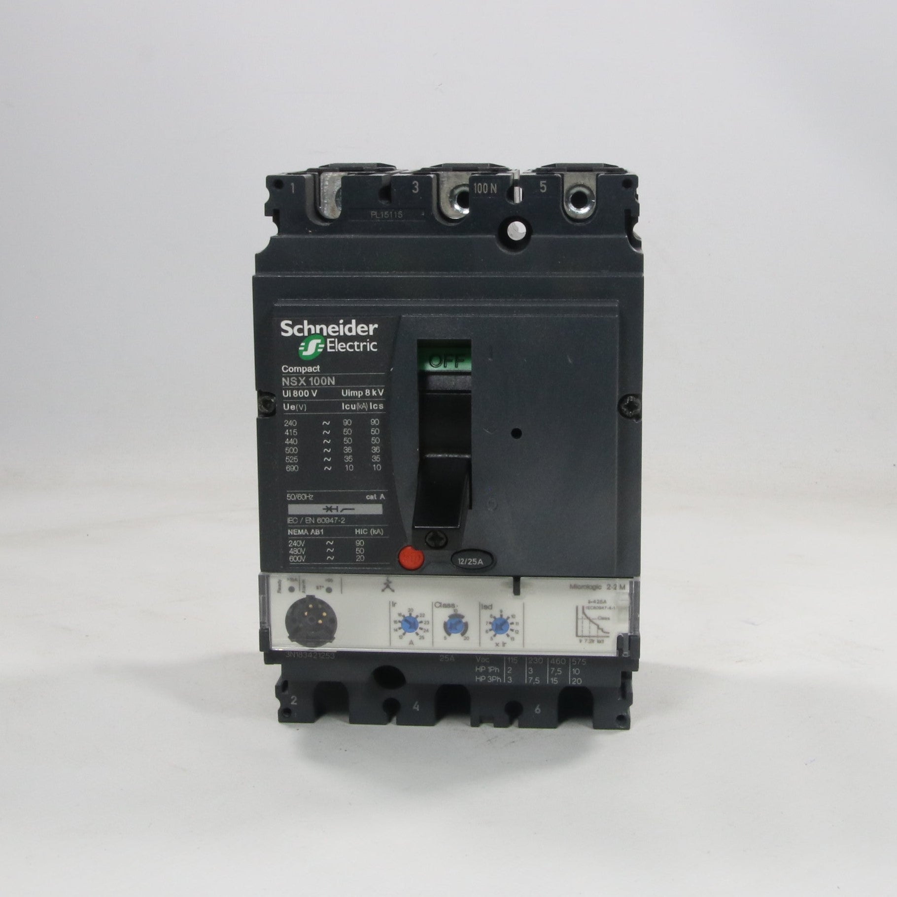 Schneider Electric Compact NSX100N Circuit Breaker-Circuit Breaker-Used Industrial Parts