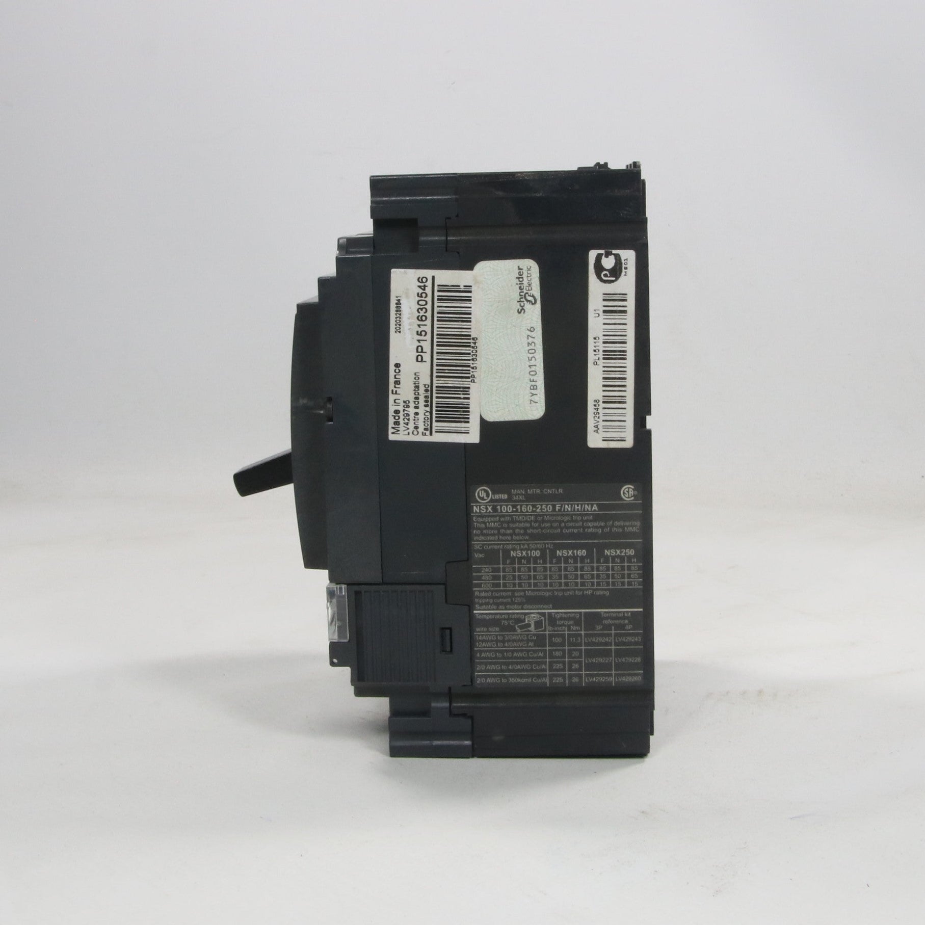 Schneider Electric Compact NSX100N Circuit Breaker-Circuit Breaker-Used Industrial Parts