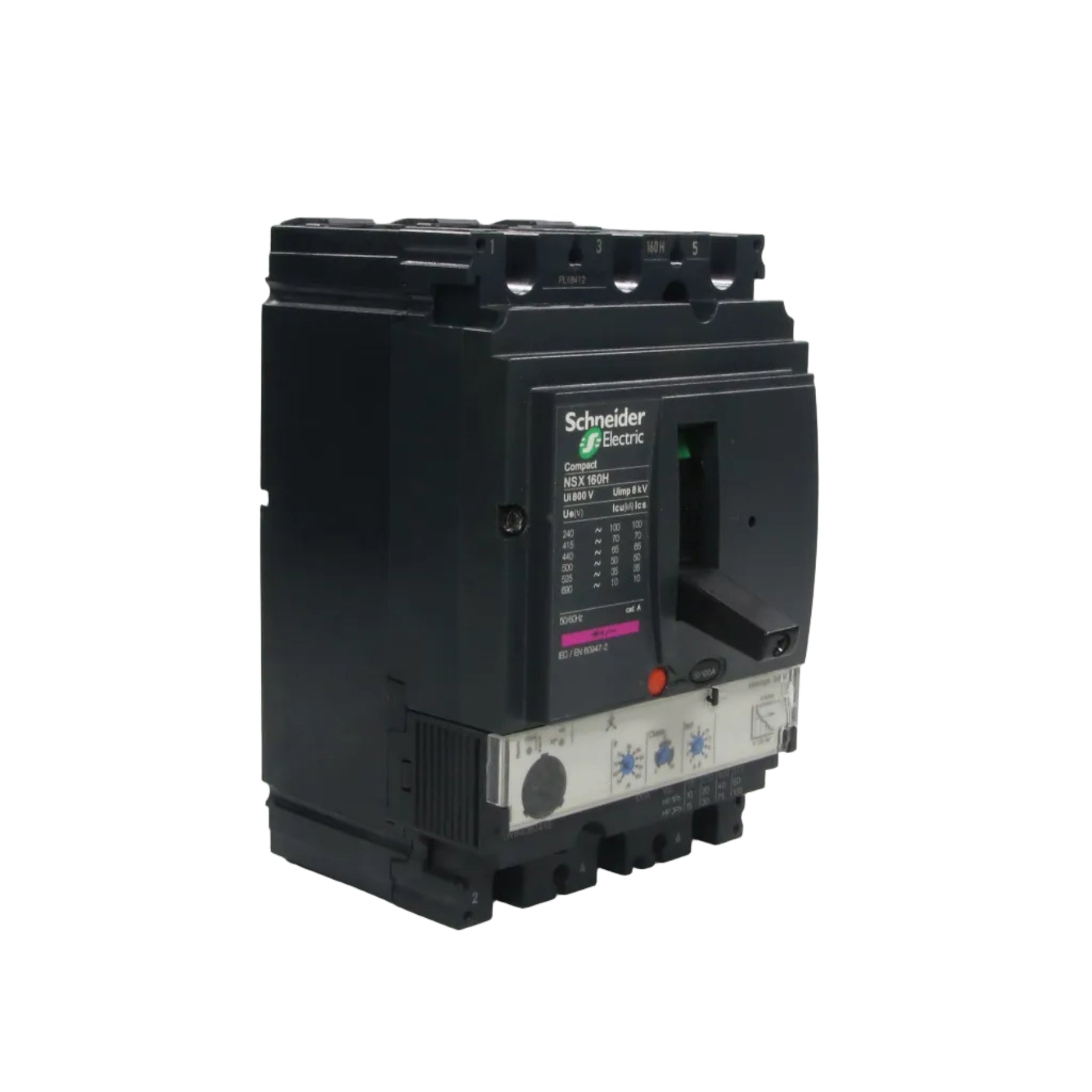 Schneider Electric Compact NSX160H Circuit Breaker-Circuit Breaker-CC-03-03-04-6152428876812-Used Industrial Parts