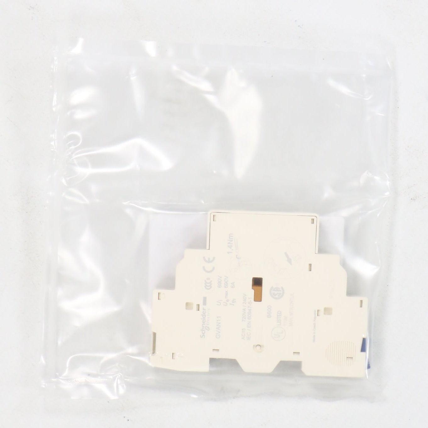 Schneider Electric GVAN11 Auxiliary Contact Block-Auxiliary Contact Block-Used Industrial Parts