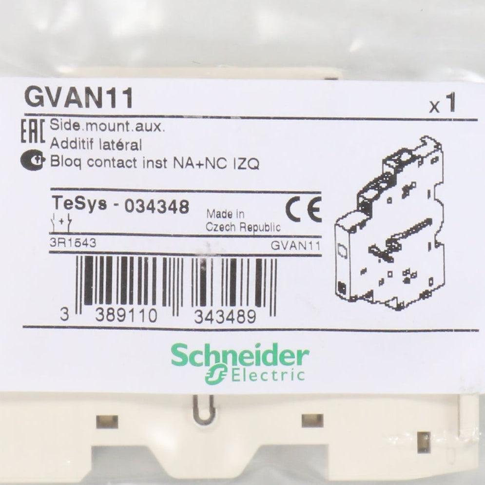 Schneider Electric GVAN11 Auxiliary Contact Block-Auxiliary Contact Block-Used Industrial Parts