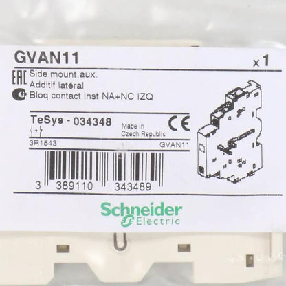 Schneider Electric GVAN11 Auxiliary Contact Block-Auxiliary Contact Block-Used Industrial Parts