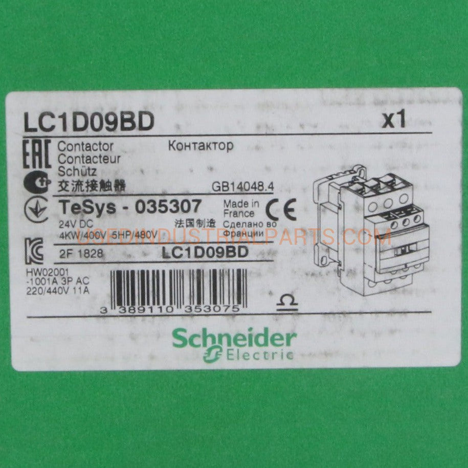 Schneider Electric LC1D09BD Contactor-Contactor-AE-02-07-Used Industrial Parts