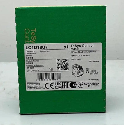 Schneider Electric LC1D18U7 Contactor-Contactor-Used Industrial Parts