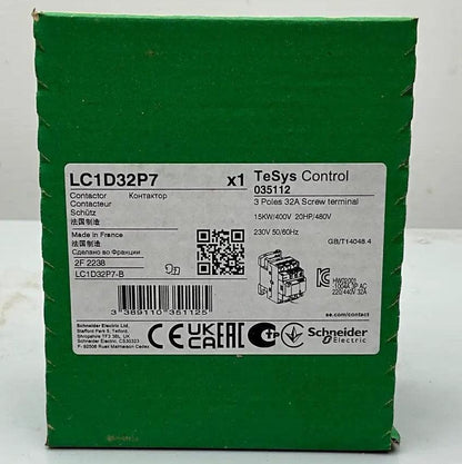 Schneider Electric LC1D32P7 Contactor-Contactor-Used Industrial Parts