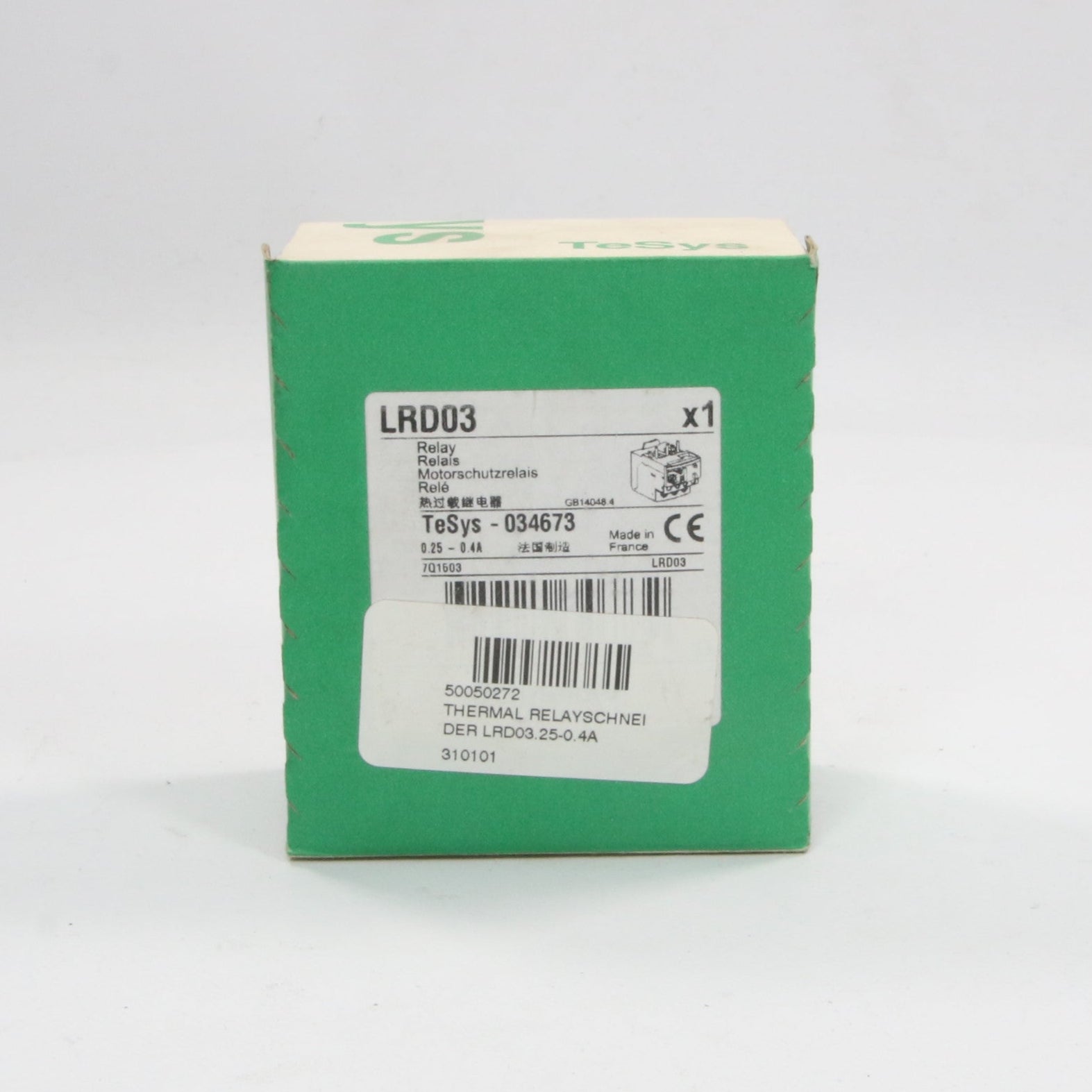 Schneider Electric LRD03 Thermal Overload Relay-Thermal Overload Relay-Used Industrial Parts