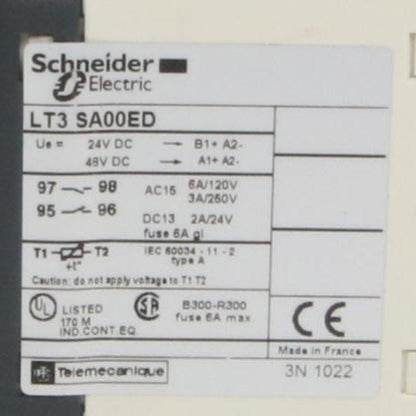 Schneider Electric LT3 SA00ED Thermistor Relay-Thermistor Relay-Used Industrial Parts