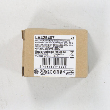 Schneider Electric LV429407 Undervoltage Release-Undervoltage Release-Used Industrial Parts