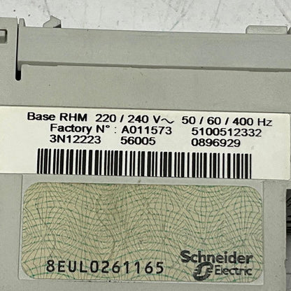 Schneider Electric RH99M Residual Current Monitoring Relay-Residual Current Monitoring Relay-Used Industrial Parts