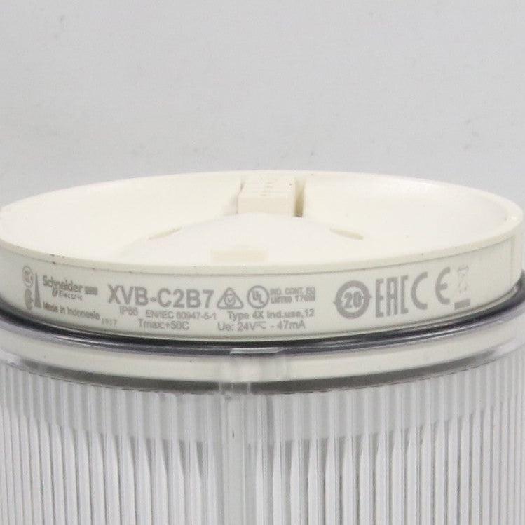 Schneider Electric XVB C2B7 Clear Steady LED Unit-Clear Steady LED Unit-Used Industrial Parts