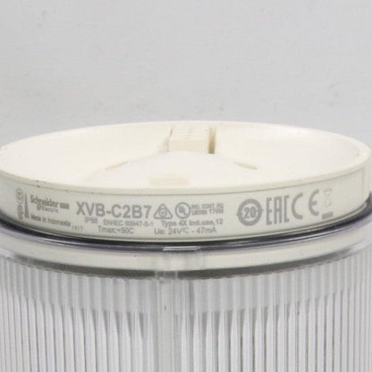 Schneider Electric XVB C2B7 Clear Steady LED Unit-Clear Steady LED Unit-Used Industrial Parts