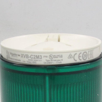 Schneider Electric XVB C2M3 Green Steady LED Unit-Green Steady LED Unit-Used Industrial Parts