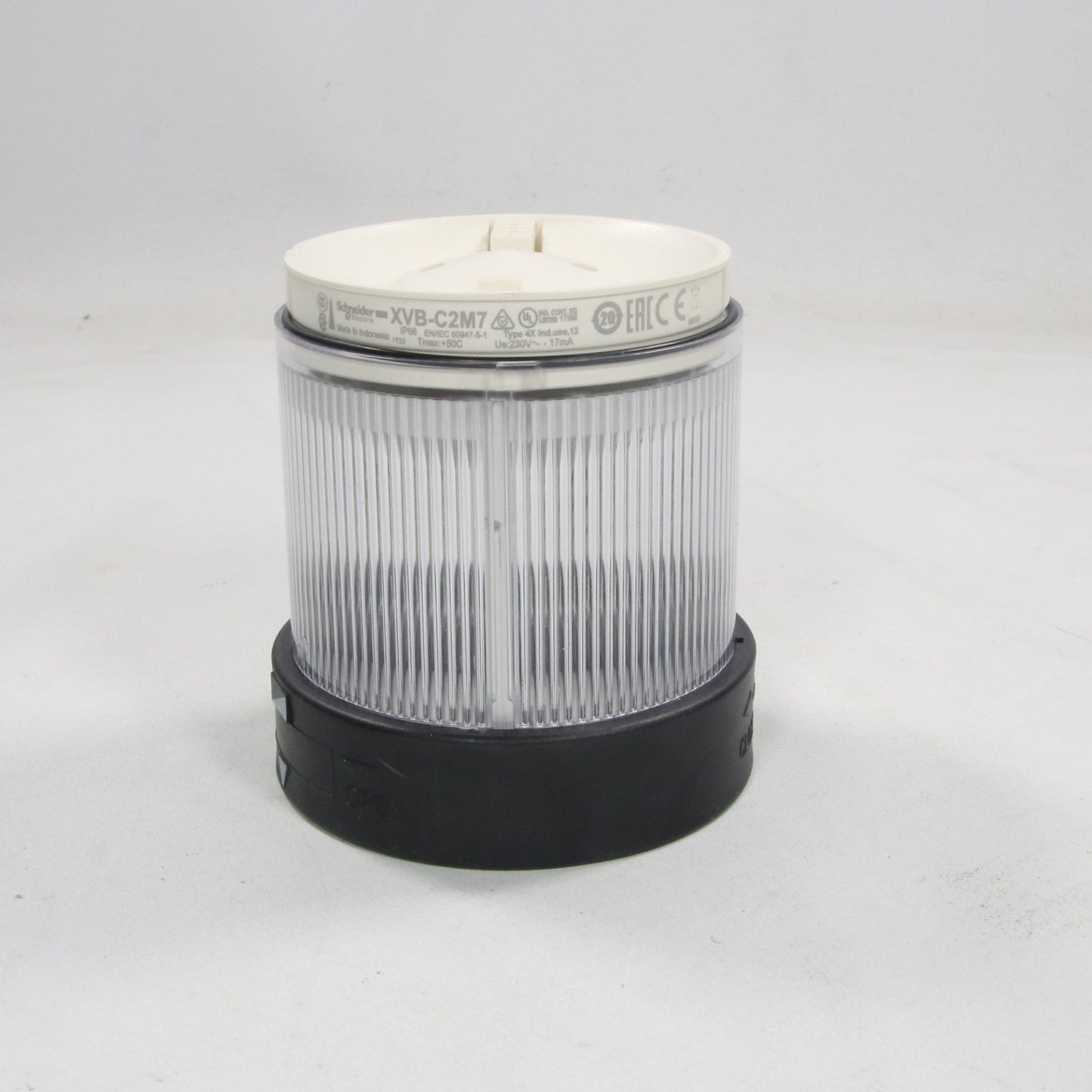 Schneider Electric XVB C2M7 Clear Steady LED Unit-Clear Steady LED Unit-Used Industrial Parts