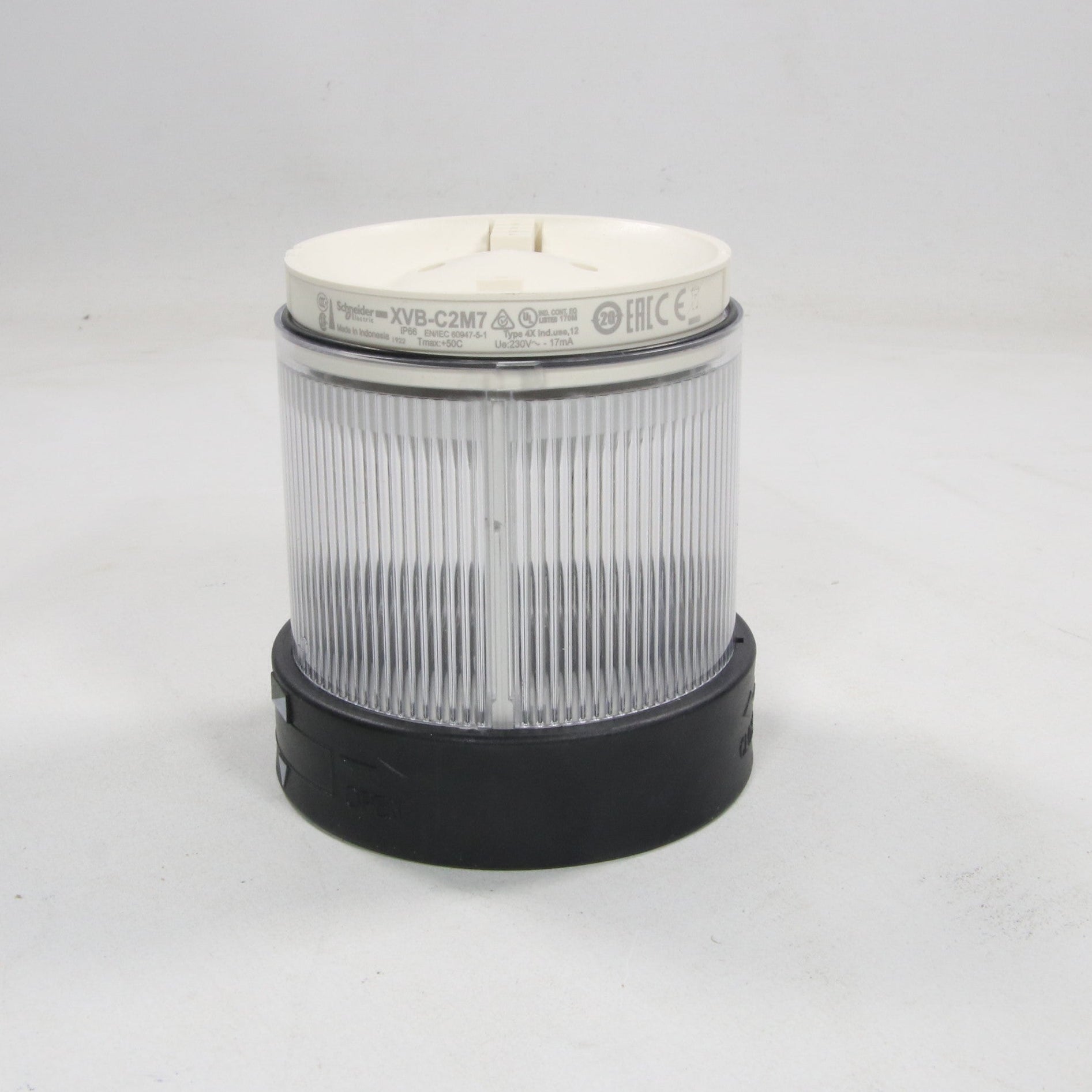 Schneider Electric XVB C2M7 Clear Steady LED Unit-Clear Steady LED Unit-Used Industrial Parts