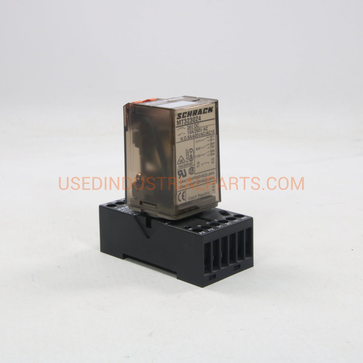 Schrack MT323024 Plug In Relay-Plug In Relay-AA-05-02-Used Industrial Parts