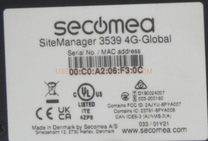 Secomea SiteManager 3539 4G-Global IoT Gateway-IoT Gateway-AD-07-06-01-Used Industrial Parts