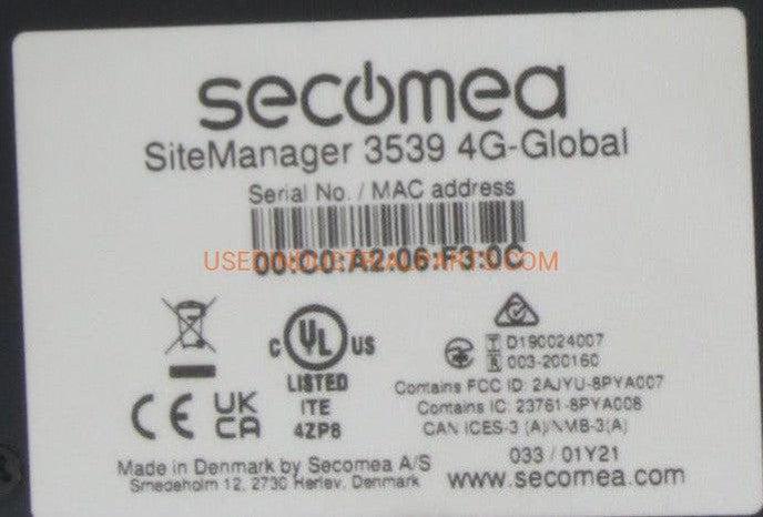 Secomea SiteManager 3539 4G-Global IoT Gateway-IoT Gateway-AE-02-03-Used Industrial Parts