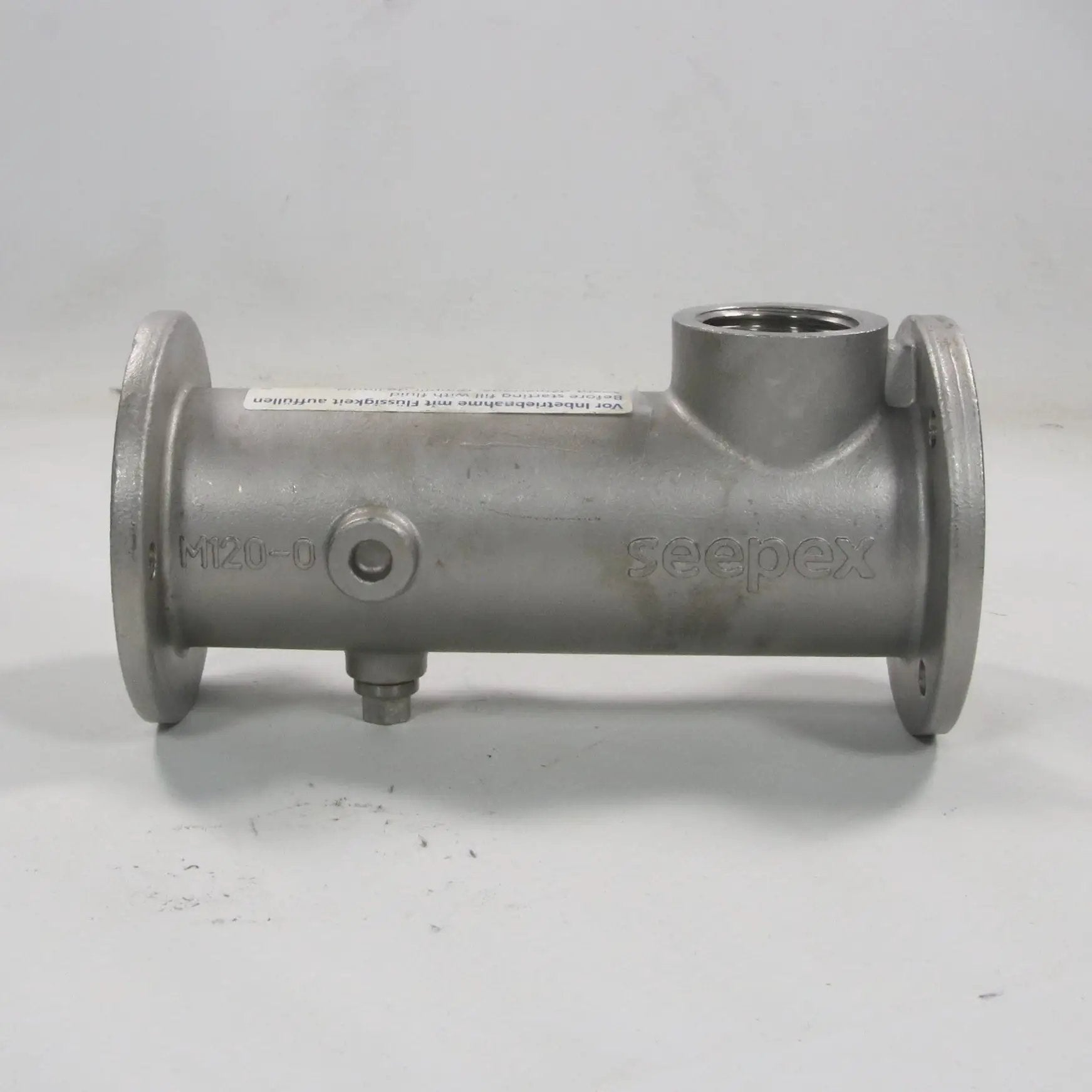 Seepex M120-0 Stainless Steel Suction Housing-Stainless Steel Suction Housing-Used Industrial Parts