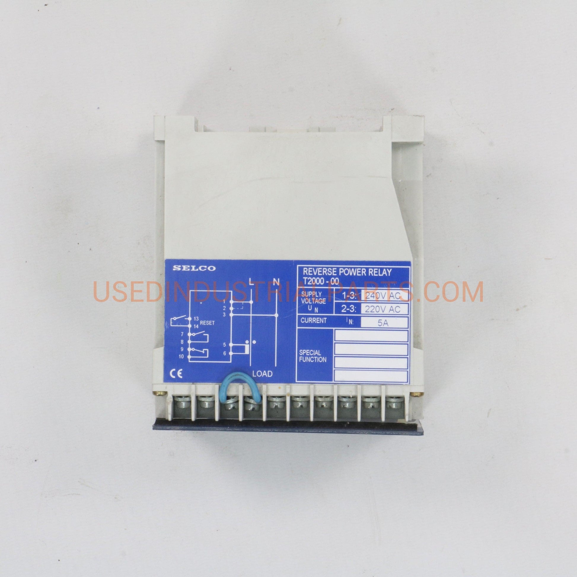 Selco Reverse Power Relay T2000-00-Safety relays-AA-05-05-Used Industrial Parts