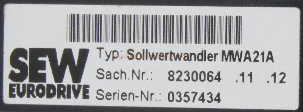 Sew Eurodrive Set Point Converter MWA21A-Set Point Converter-AA-03-05-Used Industrial Parts