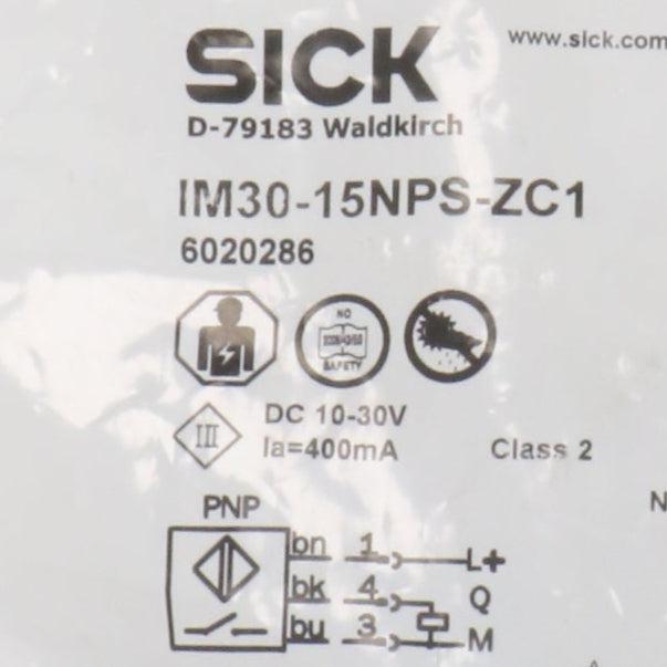 Sick IM30 15NPS ZC1 Inductive Sensor-Inductive Sensor-Used Industrial Parts