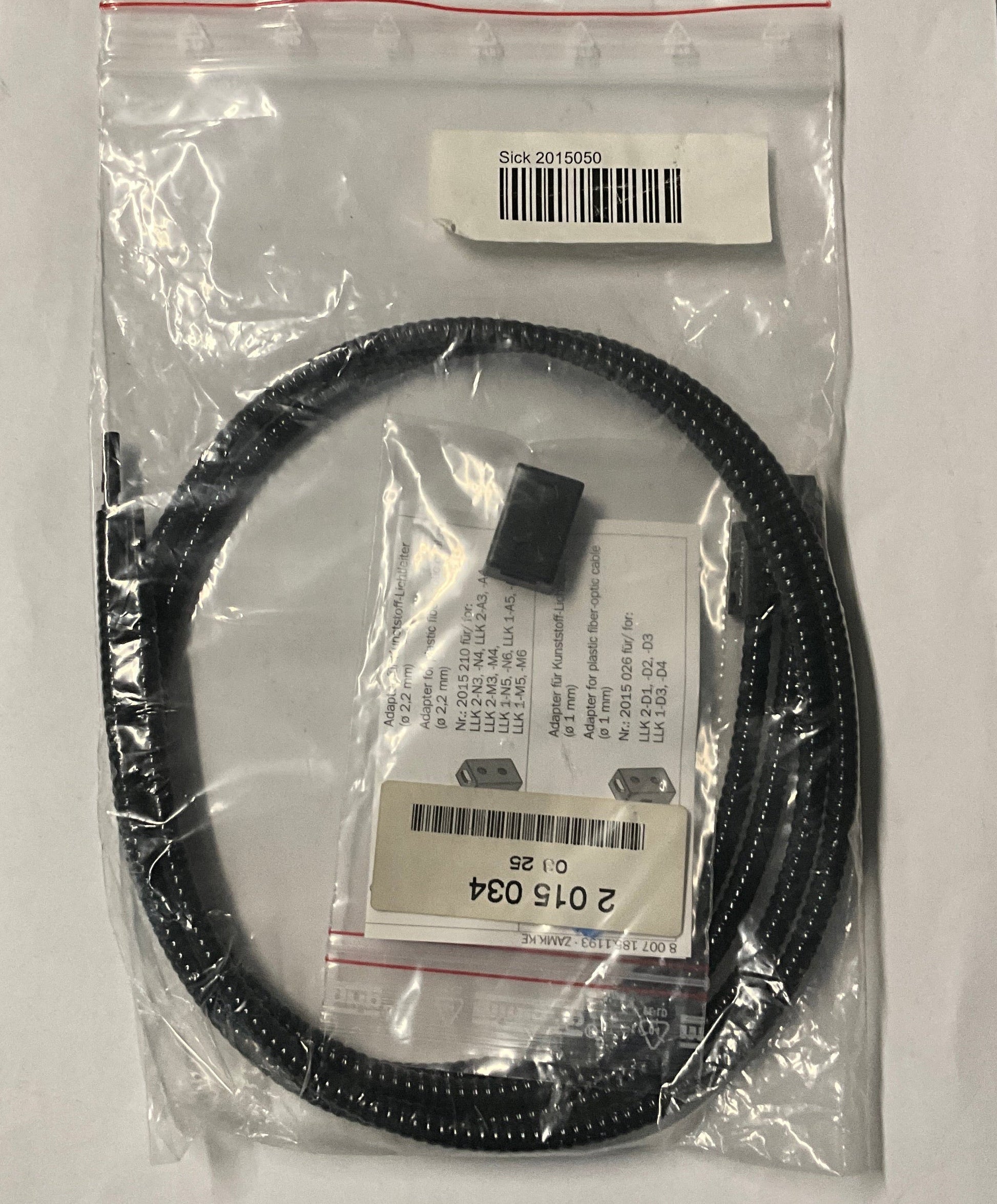 Sick LM38-750/03 Fibre Optic Cables x2-Fibre Optic Cables x2-Used Industrial Parts