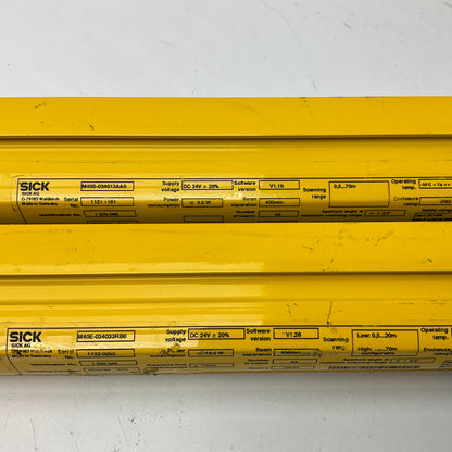 Sick M4000 Advanced Safety Light Curtains - 1 200 068/069-Safety Light Curtain Set-Used Industrial Parts