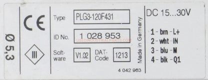 Sick Pick 2 Light PLG3-120F431 Light Grid-Light Grid-AD-01-03-Used Industrial Parts