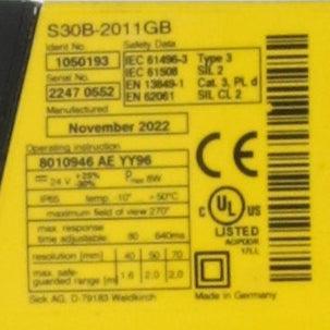 Sick S30B 2011GB Safety Laser Scanner-Safety Laser Scanner-Used Industrial Parts