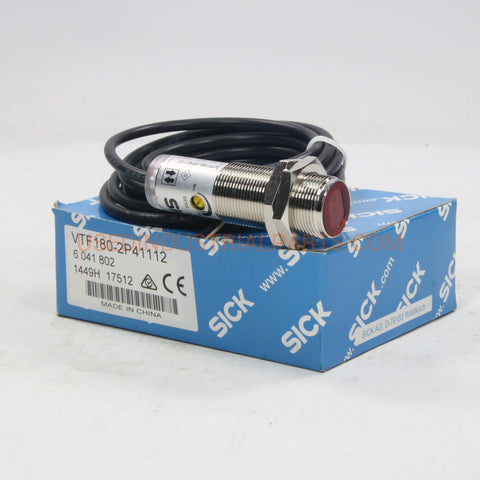 Image of Sick VTF180-2P41112 Cylindrical Photoelectric Sensor-Photoelectric Sensor-AB-04-04-Used Industrial Parts