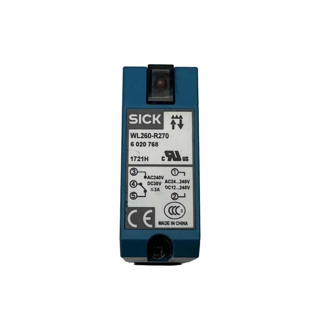 Sick WL260-R270 Photoelectric Retro-Reflective Sensor-Photoelectric Retro-Reflective Sensor-Used Industrial Parts