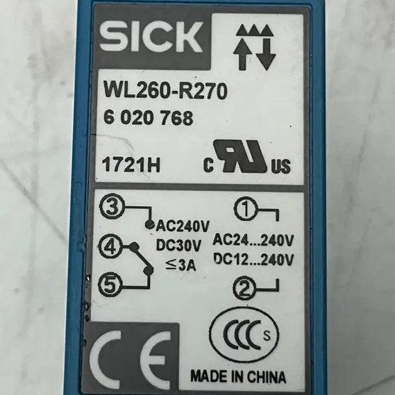 Sick WL260-R270 Photoelectric Retro-Reflective Sensor-Photoelectric Retro-Reflective Sensor-Used Industrial Parts
