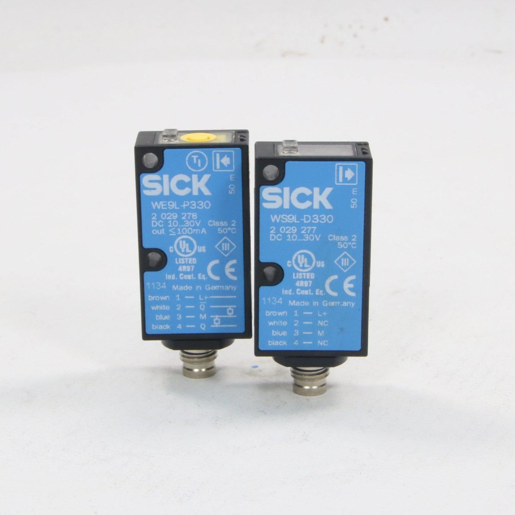 Sick WS WE9L P330 Small Photoelectric Sensors-Photoelectric Sensors-Used Industrial Parts