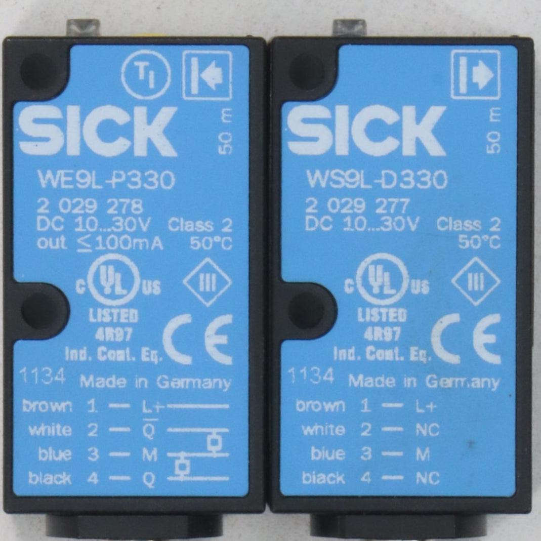 Sick WS WE9L P330 Small Photoelectric Sensors-Photoelectric Sensors-Used Industrial Parts
