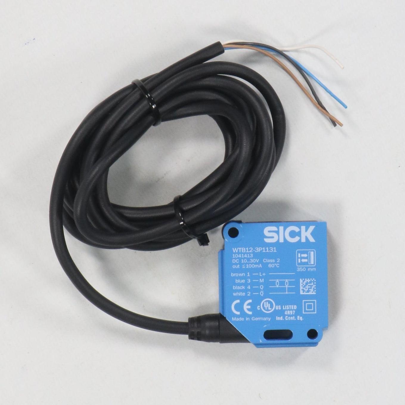 Sick WTB12-3P1131 Photoelectric Proximity Sensor - 1 041 413 1044-Photoelectric Proximity Sensor-Used Industrial Parts