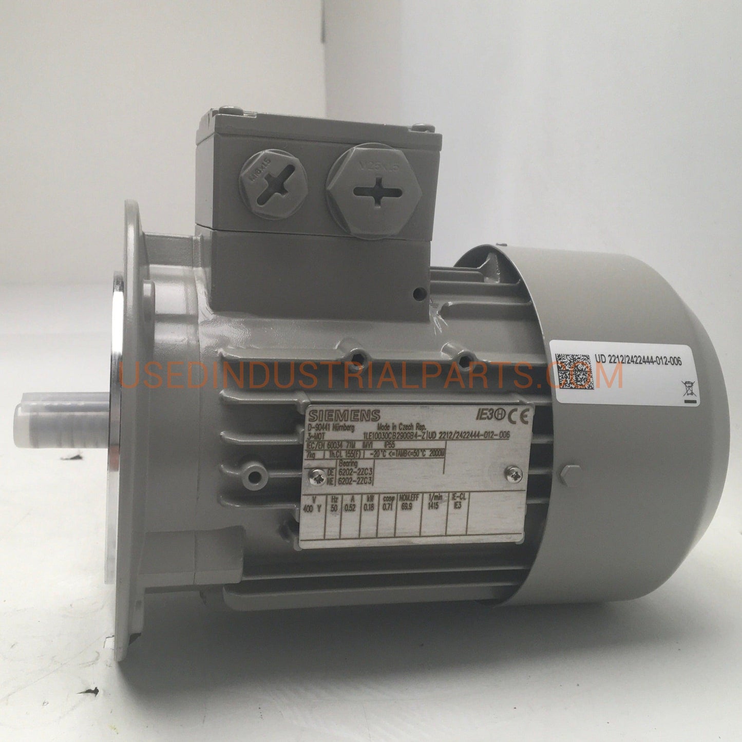 Siemens 1LE1003-0CB29-0GB4-Z 3~Phase Motor 0.12kW-3~Phase Motor-EB-03-02-Used Industrial Parts