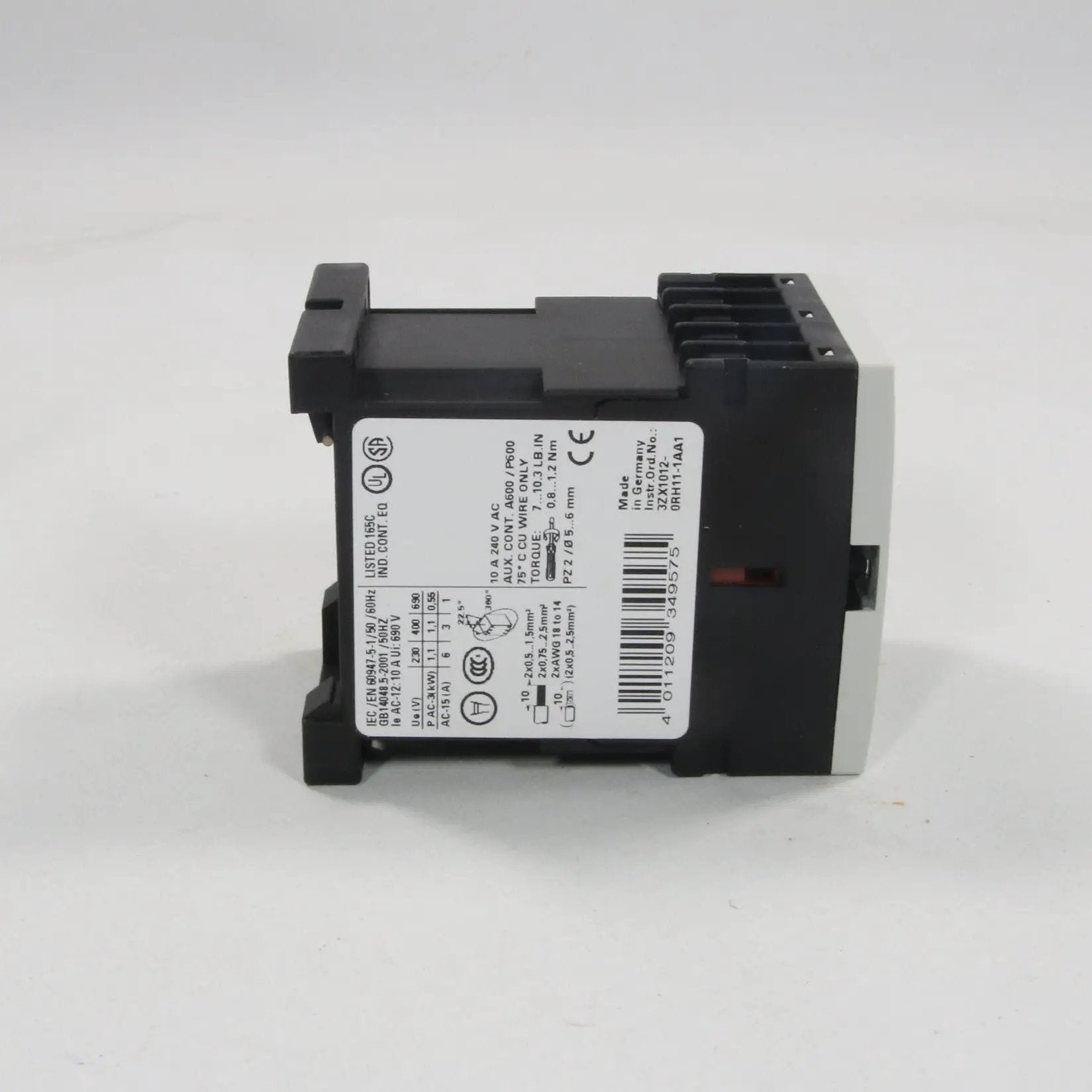 Siemens 3RH1131-1AV00 Auxiliary Contactor-Auxiliary Contactor-Used Industrial Parts