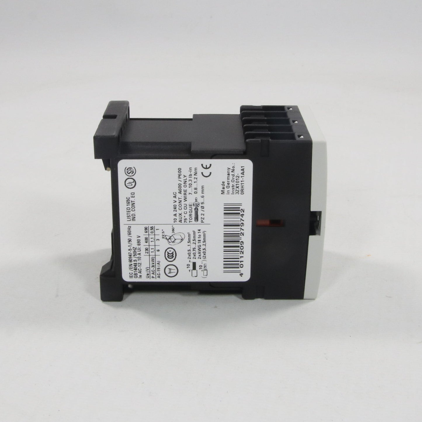 Siemens 3RH1140-1AB00 Auxiliary Contactor-Auxiliary Contactor-Used Industrial Parts